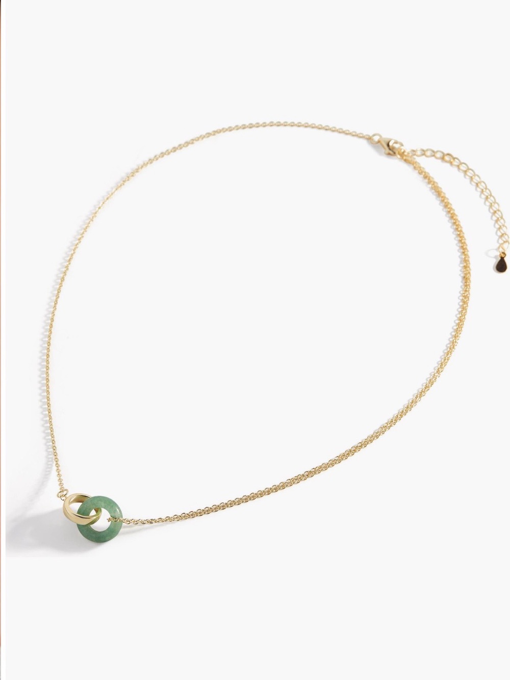 Mint & Lily Gemstone Connection Necklace - 18K Gold over Sterling Silver